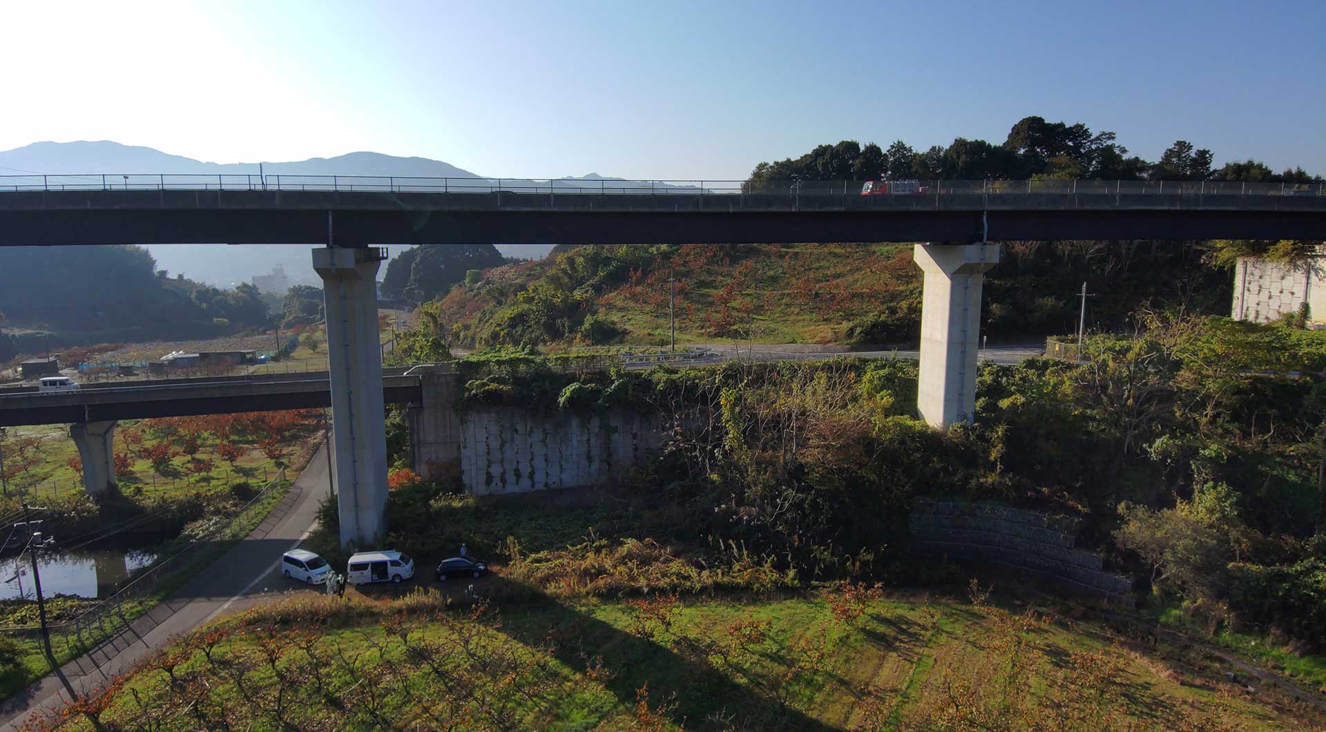 5径間連続合成鈑桁橋におけるドローンでの橋梁点検事例