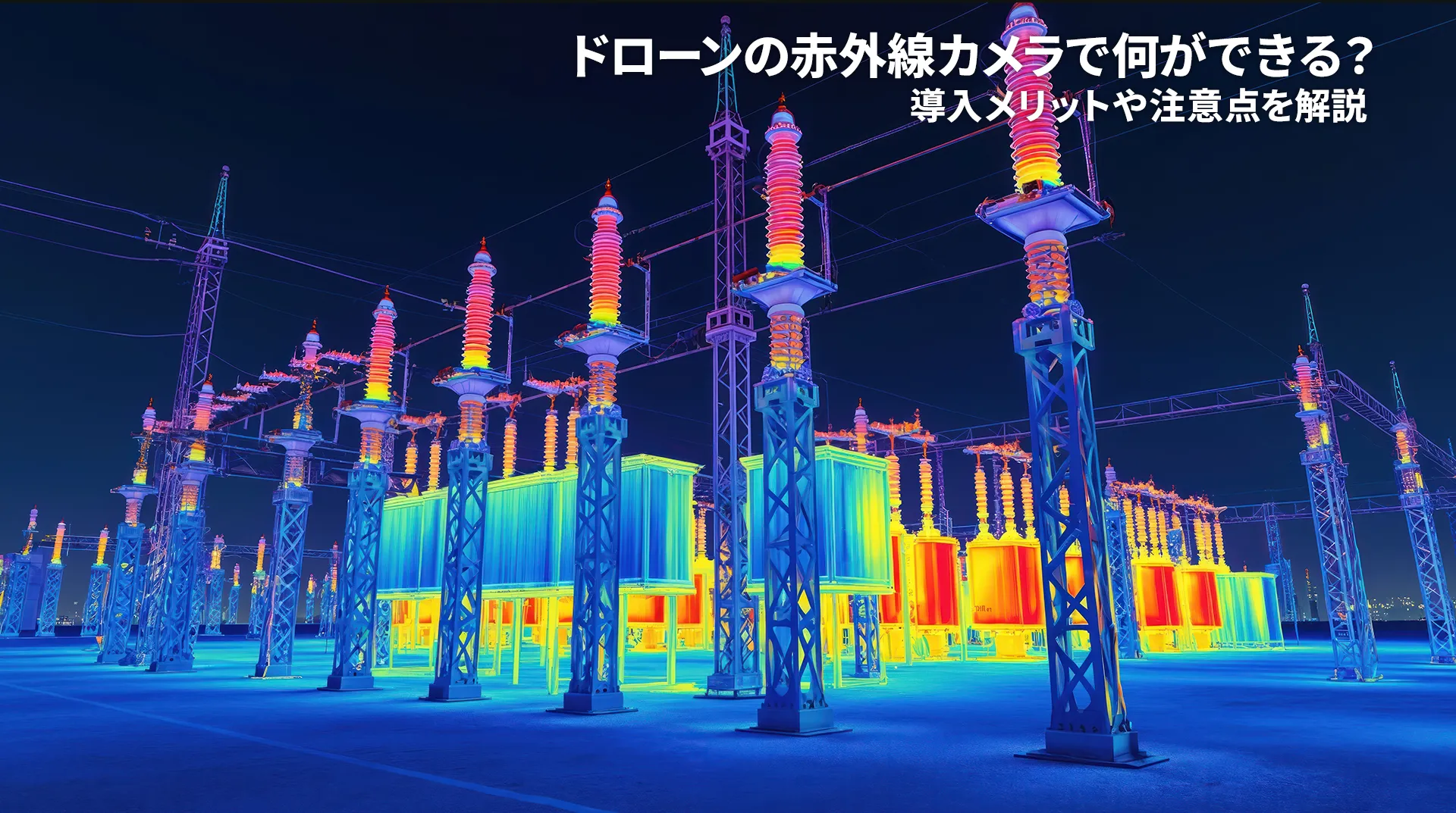 ドローンの赤外線カメラで何ができる？導入メリットや注意点を解説